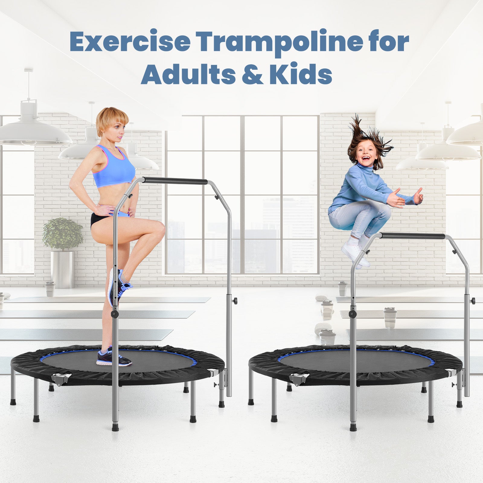 40inFoldable Mini Trampoline