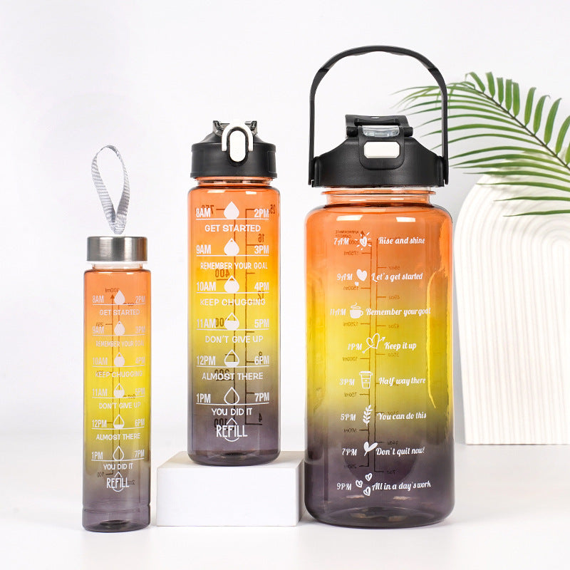 X-Fuel 3-in-1 Motivational Water Bottles Set