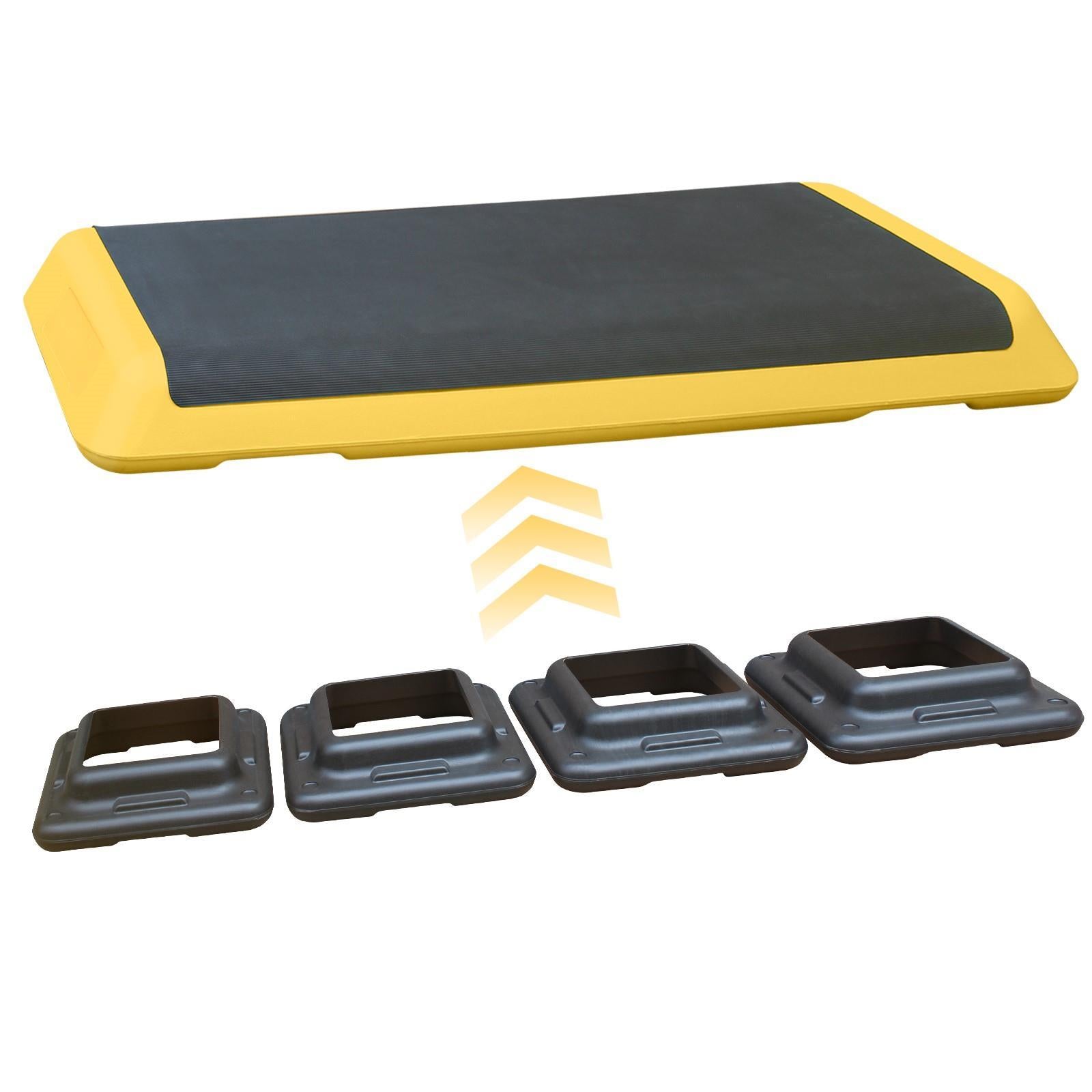Aerobic Stepper With 4 Lifts