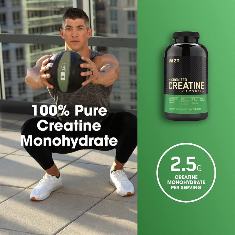 Micronized Creatine 300 Capsules | Pure Monohydrate
