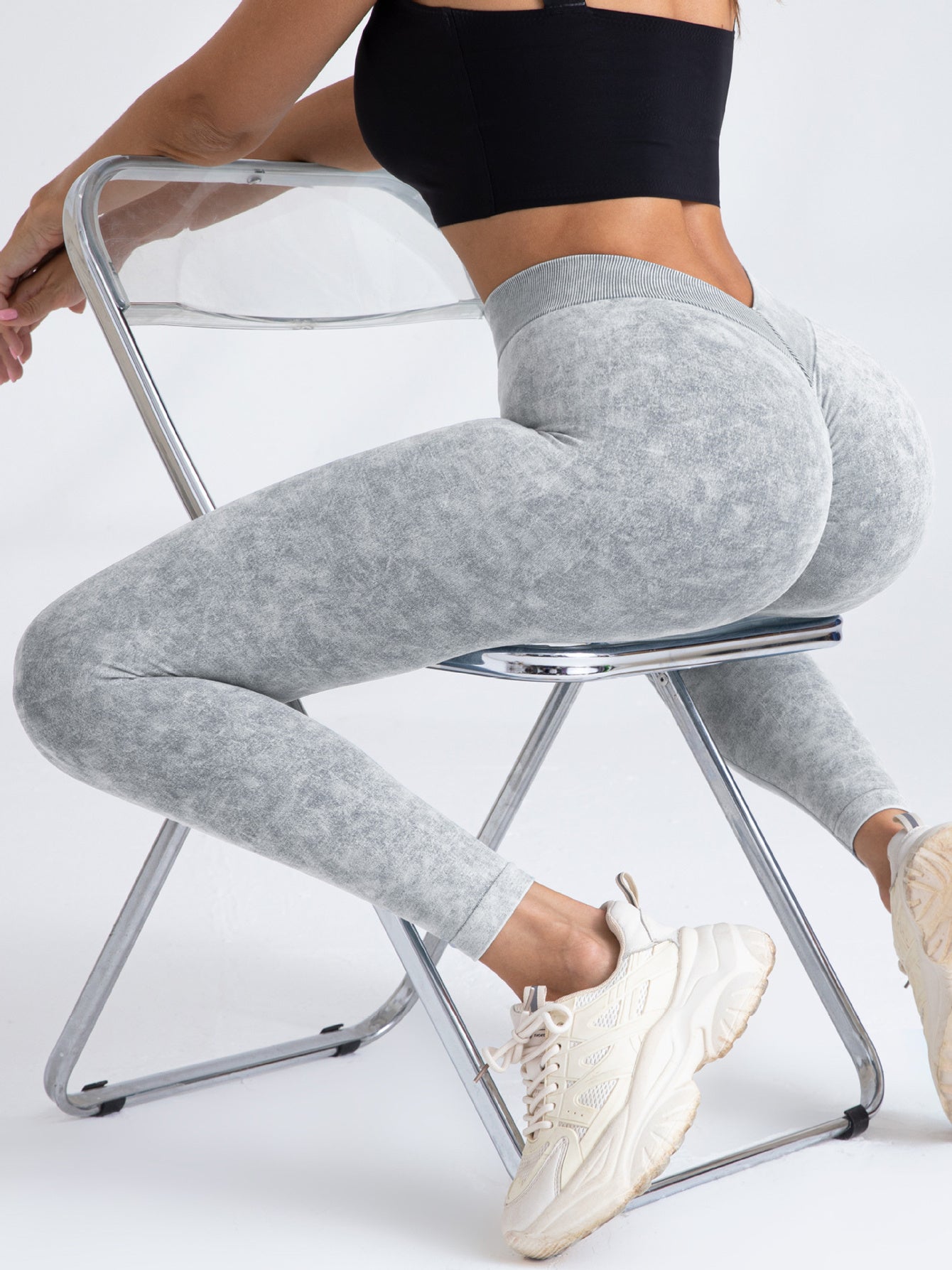 X-Flex 3 Pack Seamless V-Back Yoga Leggings