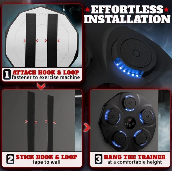 Durable Wall Mounted Bluetooth Music Boxing Punching Machine