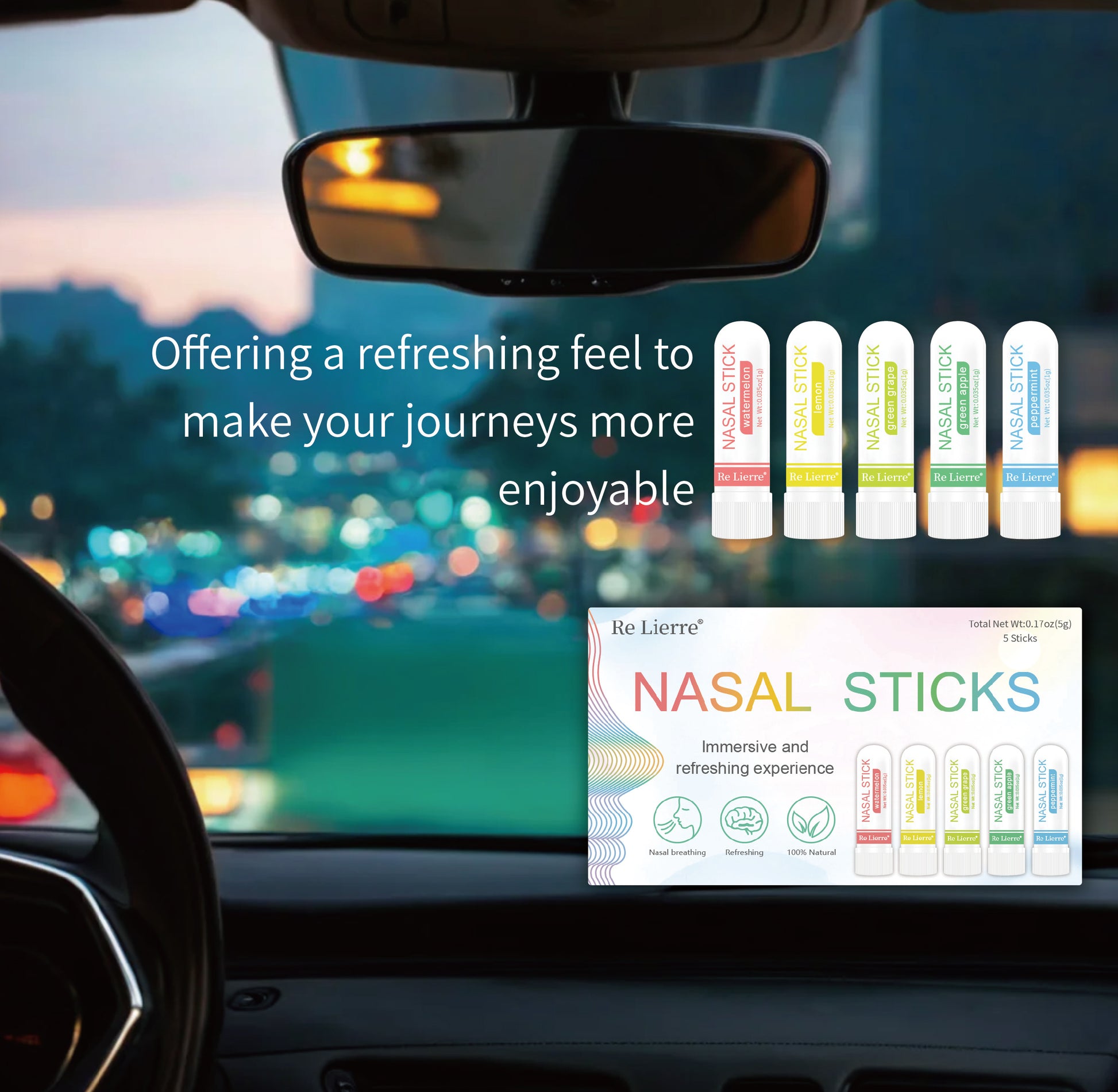 5-in-1 Nasal Energy Bar | Breathe & Refresh Instantly