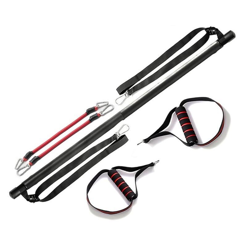 Pilates Fitness Sport Stick Kit With Resistance Bands Perfect for Stretched Fusion Exercise