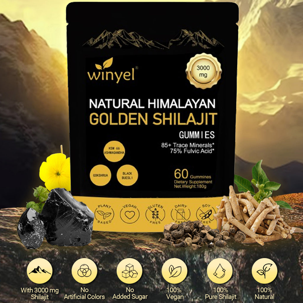Natural Himalayan Golden Shilajit Gummies