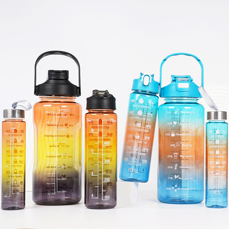 X-Fuel 3-in-1 Motivational Water Bottles Set
