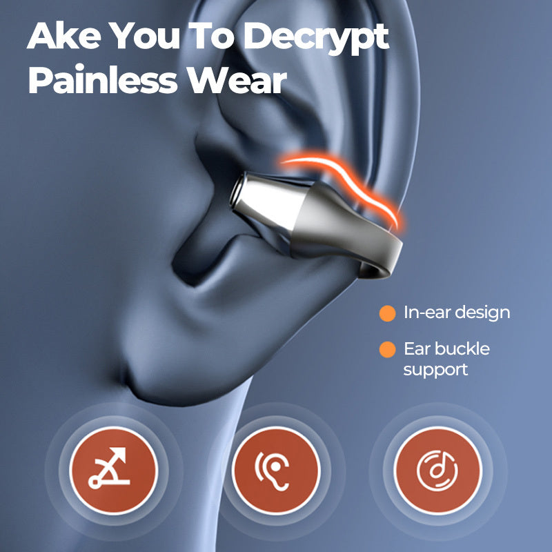 Ear Clip 5.2 HIFI Wireless Earphones