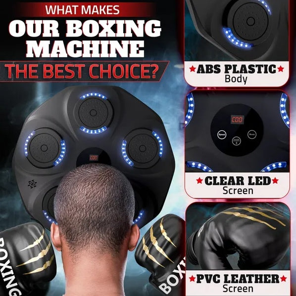Durable Wall Mounted Bluetooth Music Boxing Punching Machine