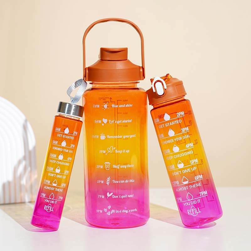 X-Fuel 3-in-1 Motivational Water Bottles Set