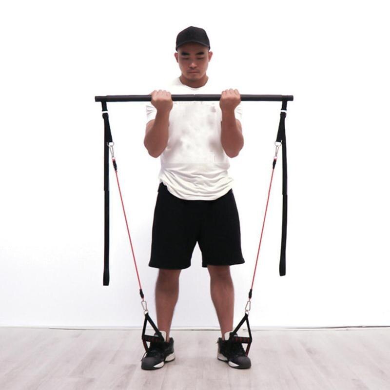 Pilates Fitness Sport Stick Kit With Resistance Bands Perfect for Stretched Fusion Exercise