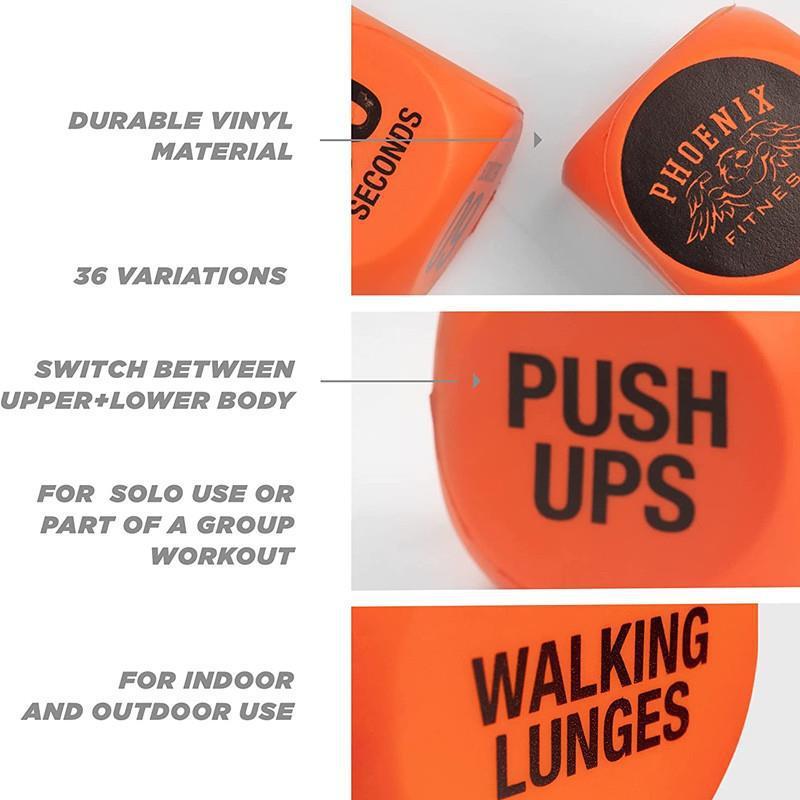 Randomized Workout Dice for HIIT & Gym Training | FLEX FUEL