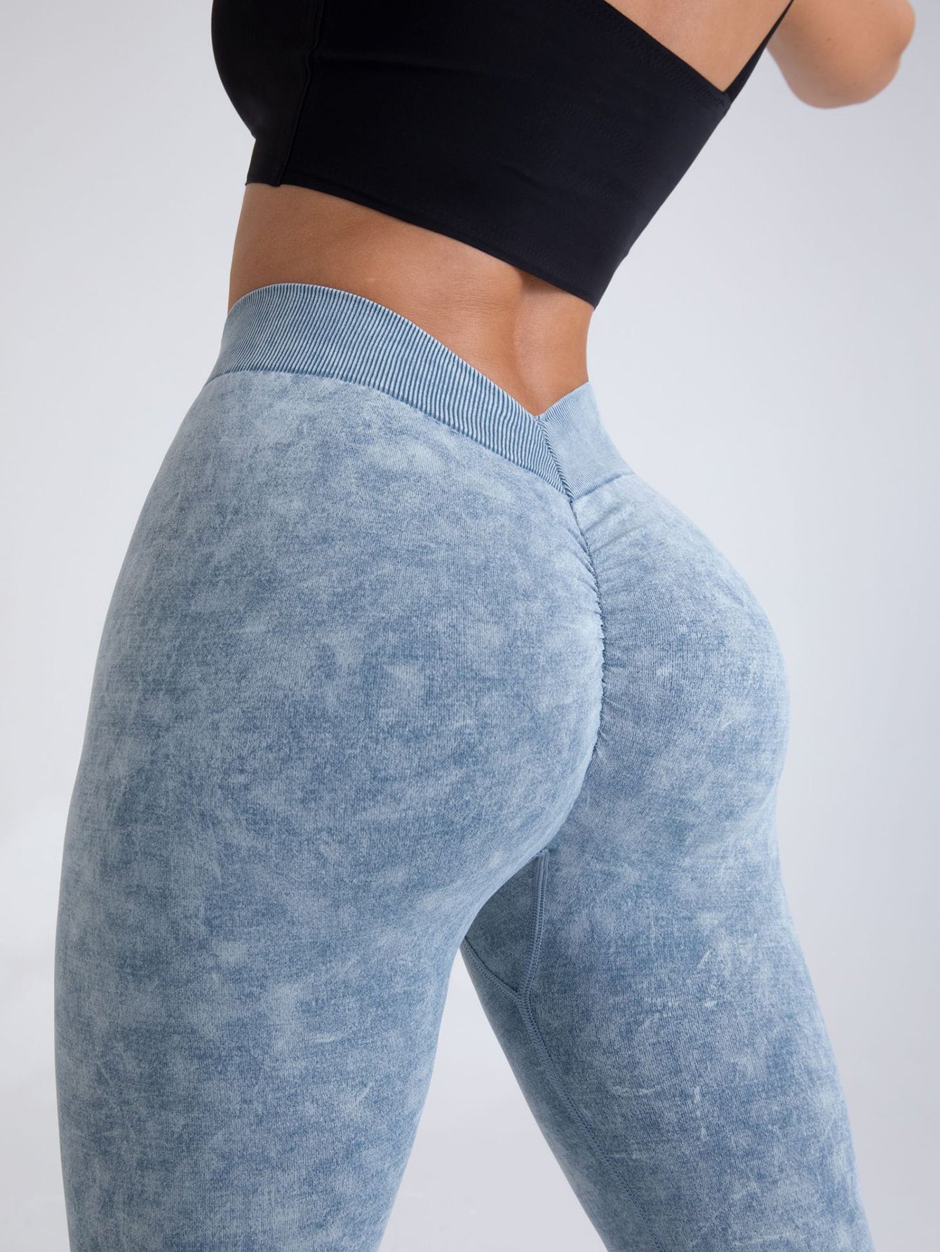 X-Flex 3 Pack Seamless V-Back Yoga Leggings