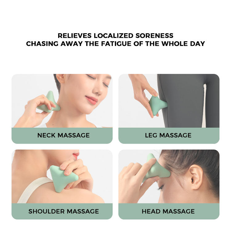 Triangular Silicon Massage Cone