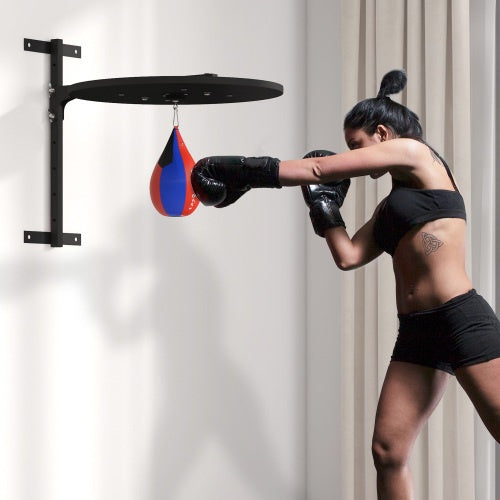 Speed Bag Platform, Wall Mounted Punching Bag With 360-Degree Swivel For Home Fitness