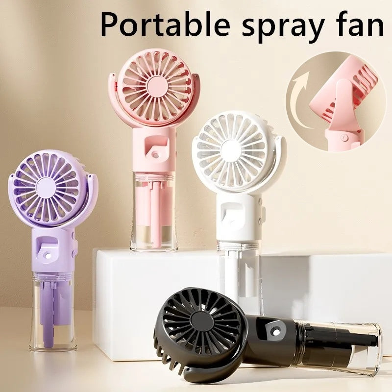 X-Fuel Portable 4-Speed Handheld  Cooling Spray Fan