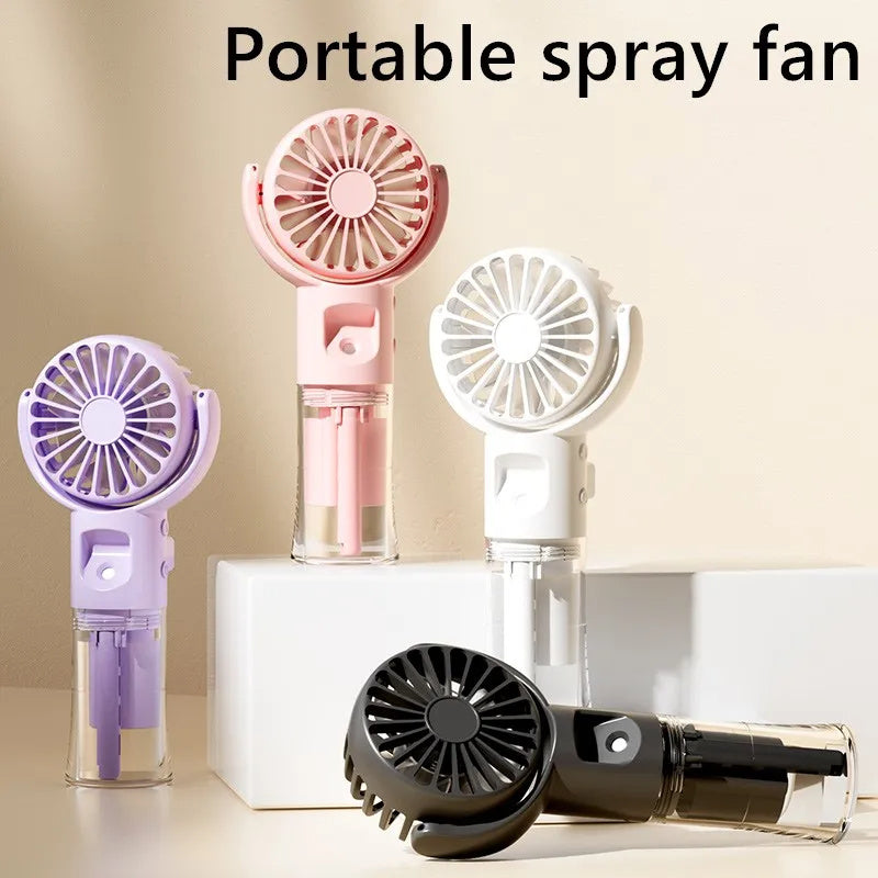 X-Fuel Portable 4-Speed Handheld  Cooling Spray Fan