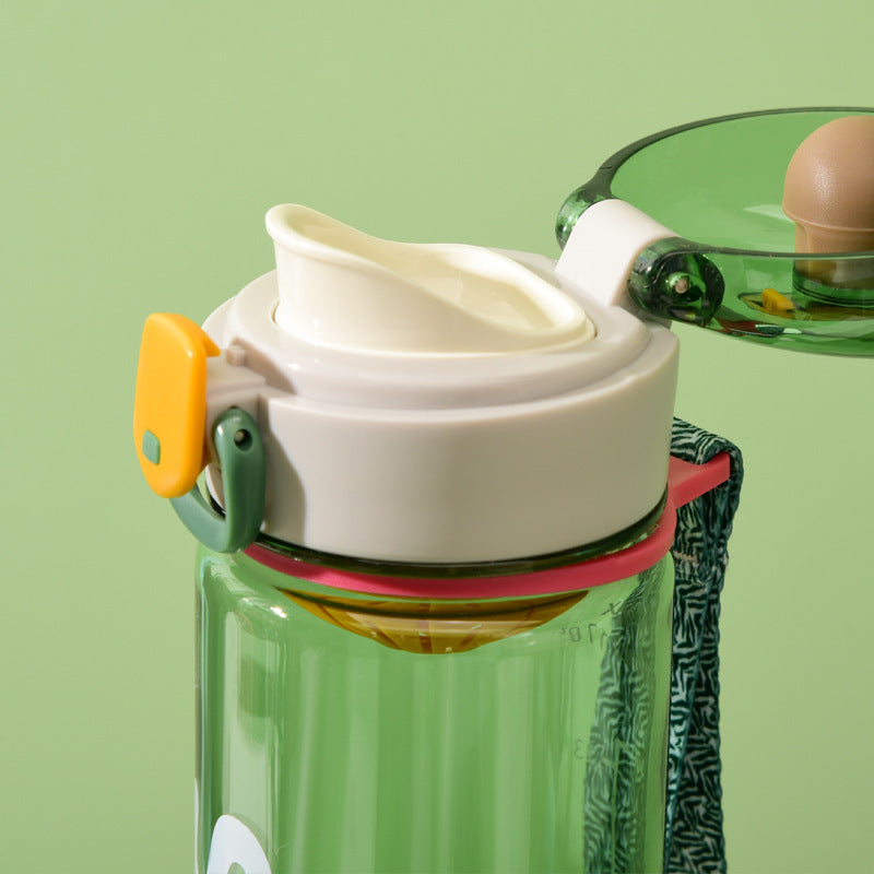 Clear Water Bottle | Leak-Proof & BPA-Free