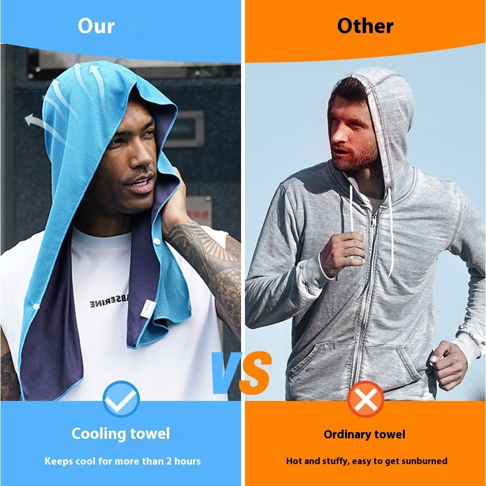 U-shaped Hoodie Cooling Towel