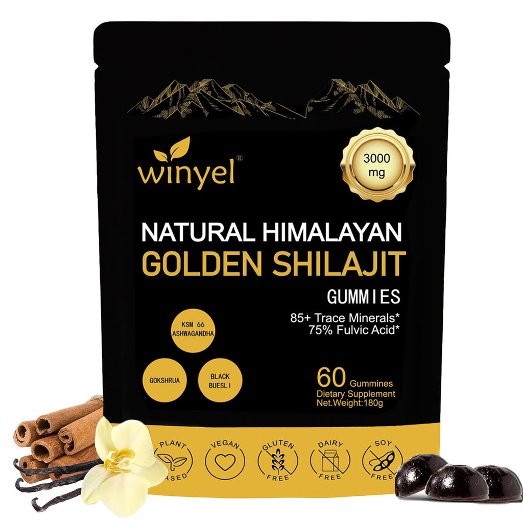 Natural Himalayan Golden Shilajit Gummies