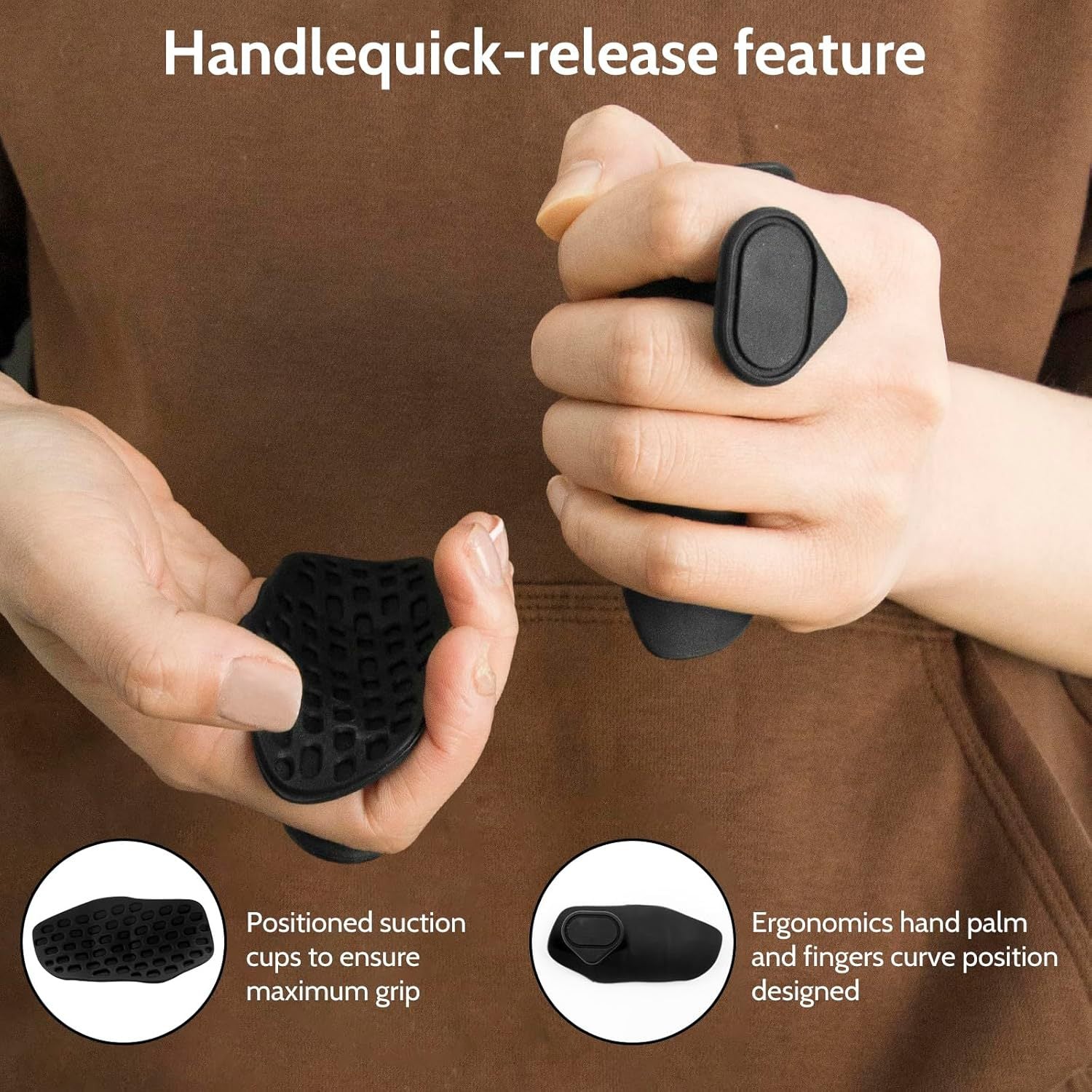 Anti-Slip Workout Grips For Dumbbell Lifting