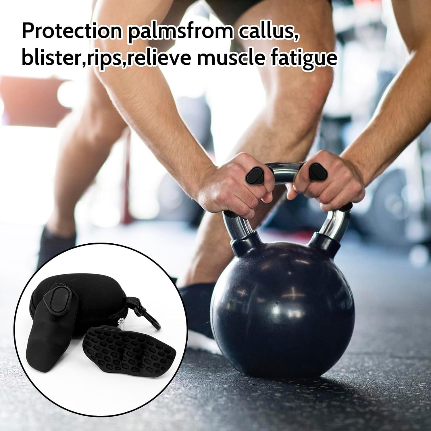 Anti-Slip Workout Grips For Dumbbell Lifting