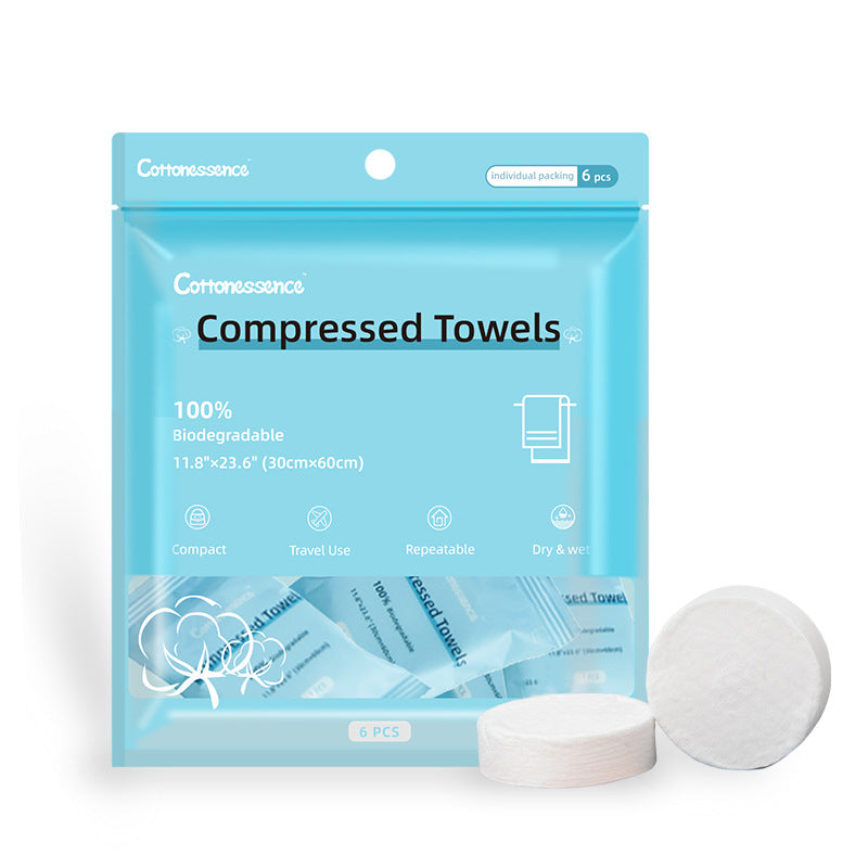 Effervescent Compressed Towels | Portable & Hygienic