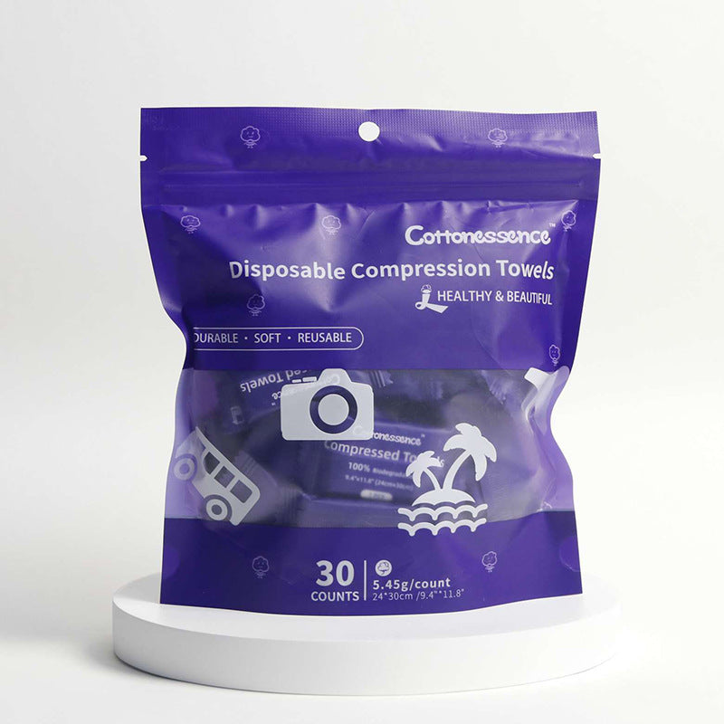 Effervescent Compressed Towels | Portable & Hygienic