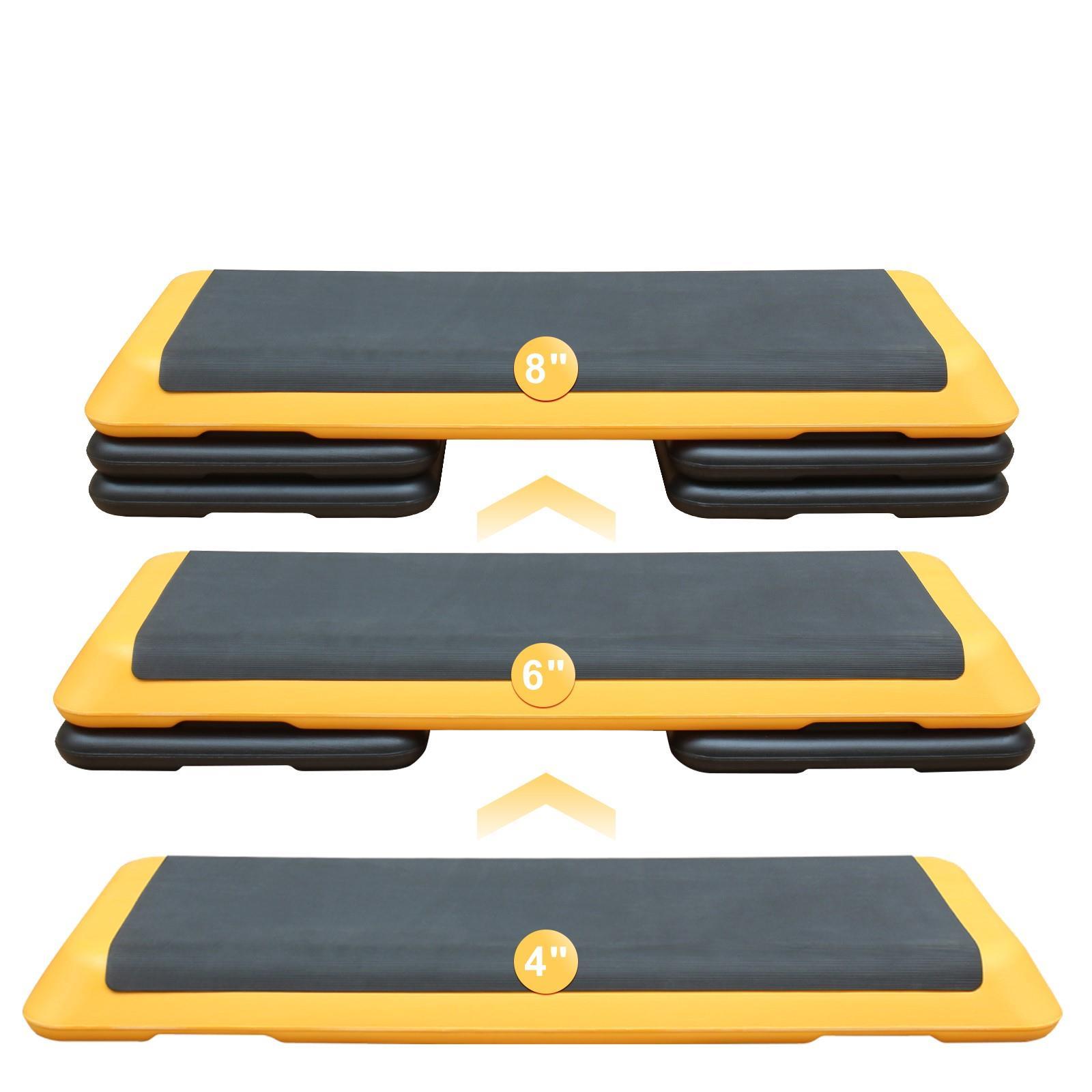Aerobic Stepper With 4 Lifts