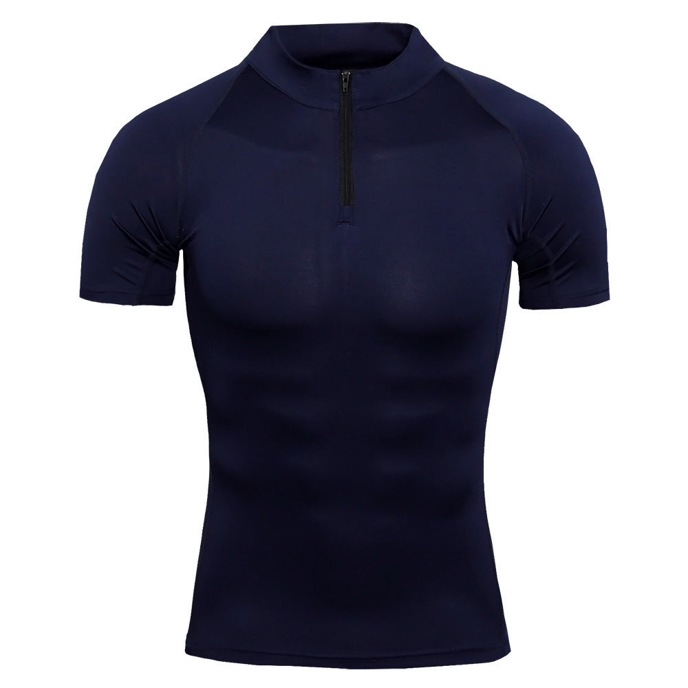 X-Flex Personal Trainer Short Sleeve Zip Up Shirt