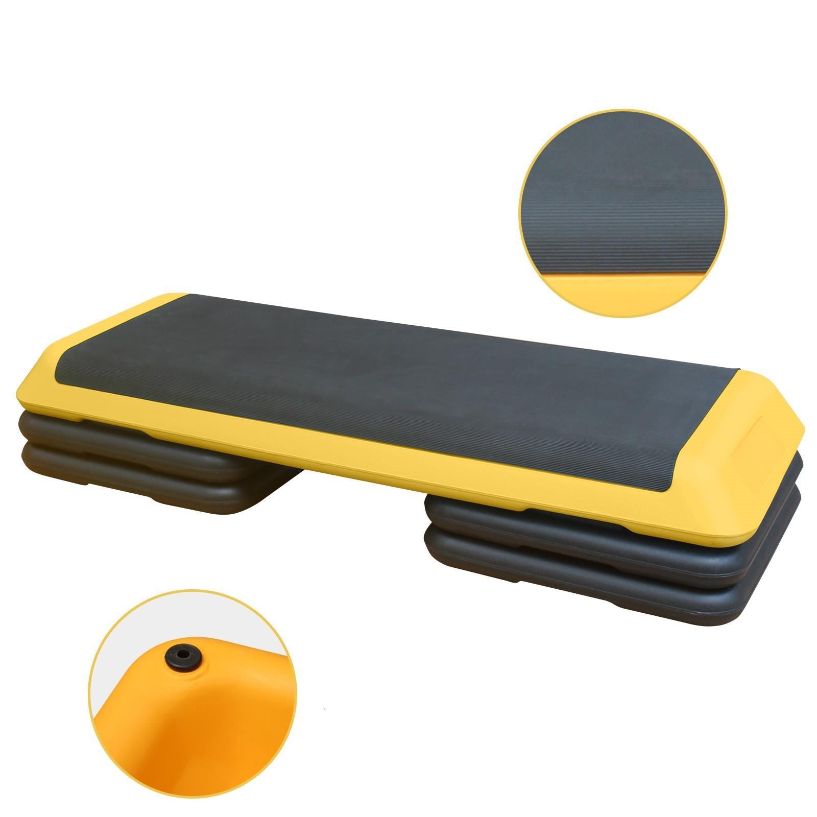 Aerobic Stepper With 4 Lifts