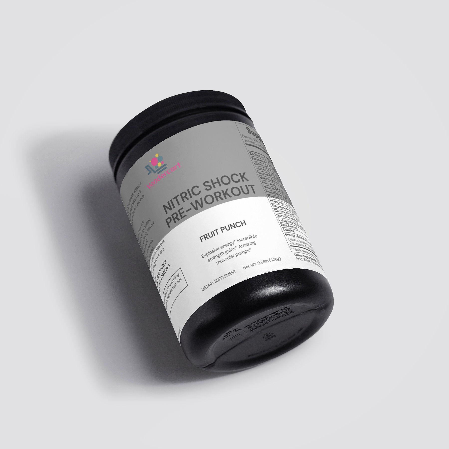 Nitric Shock Pre Workout Strength, Energy, Endurance, And Mental Focus Booster