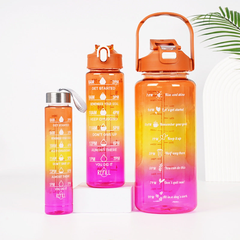 X-Fuel 3-in-1 Motivational Water Bottles Set
