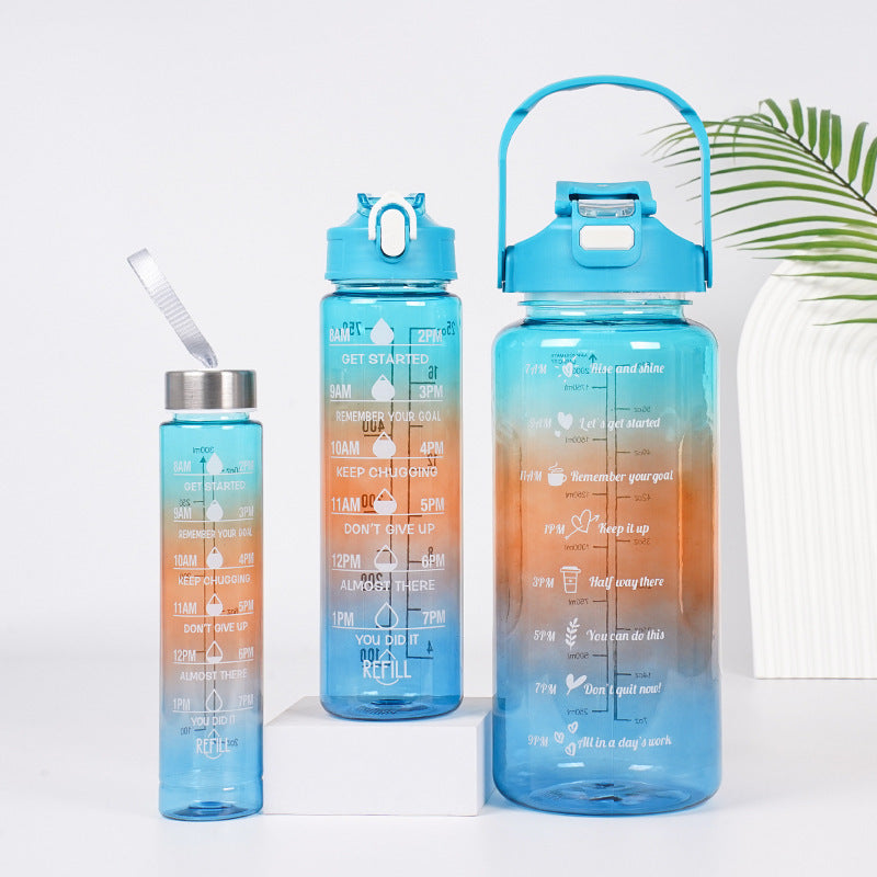 X-Fuel 3-in-1 Motivational Water Bottles Set