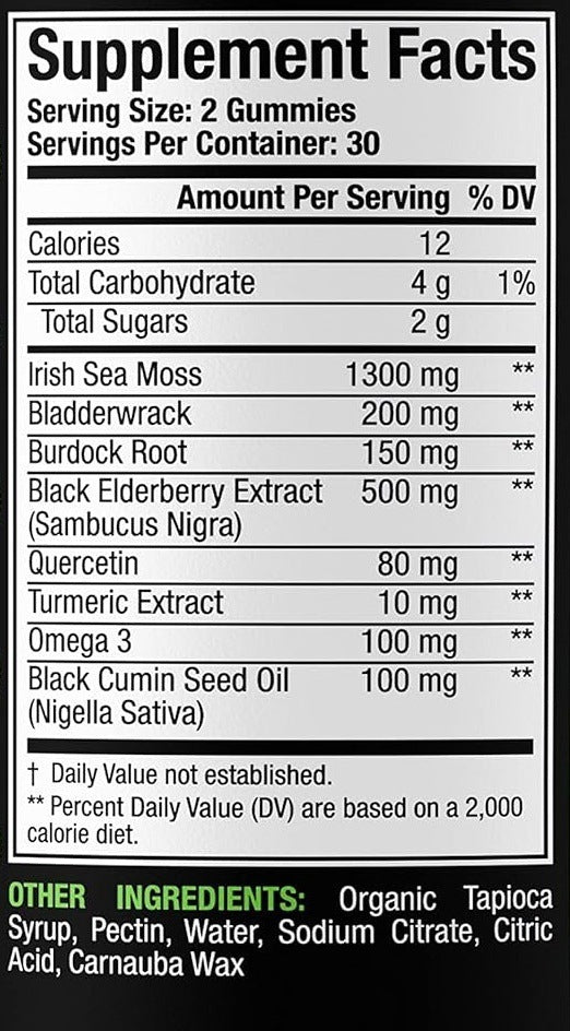 Irish Sea Moss Gummies