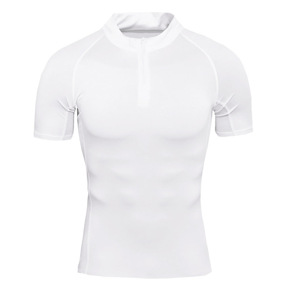 X-Flex Personal Trainer Short Sleeve Zip Up Shirt