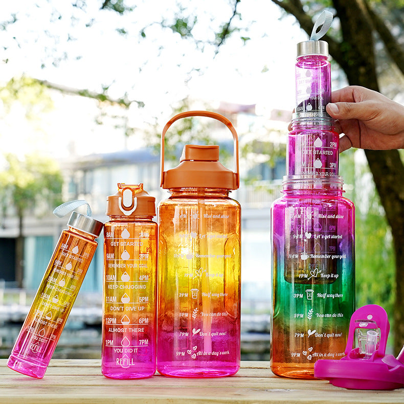 X-Fuel 3-in-1 Motivational Water Bottles Set