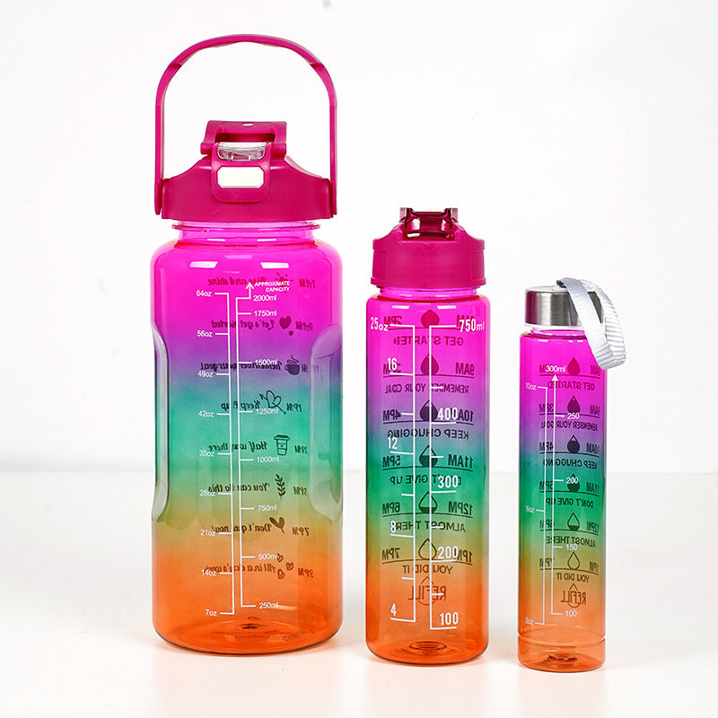 X-Fuel 3-in-1 Motivational Water Bottles Set