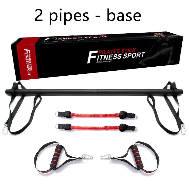 Pilates Fitness Sport Stick Kit With Resistance Bands Perfect for Stretched Fusion Exercise