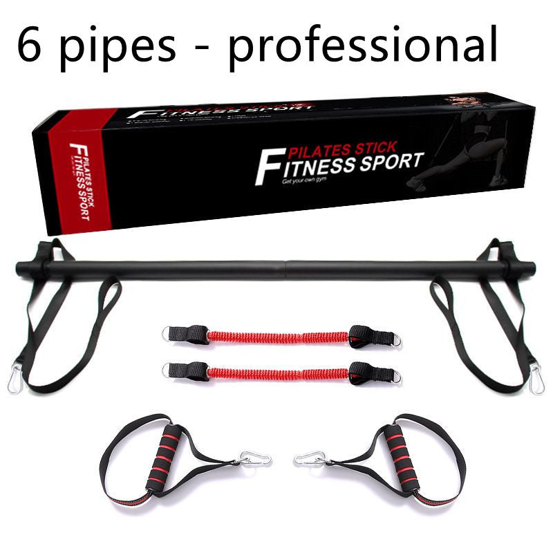 Pilates Fitness Sport Stick Kit With Resistance Bands Perfect for Stretched Fusion Exercise