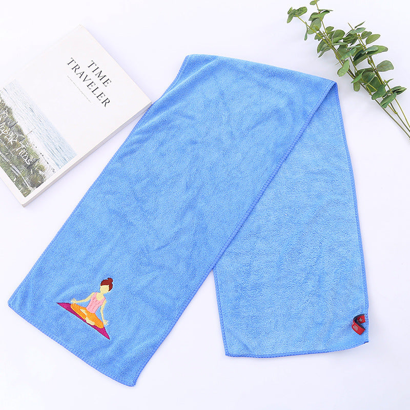 Non-Slip Yoga Towel for Hot Workouts | Quick-Dry & Absorbent